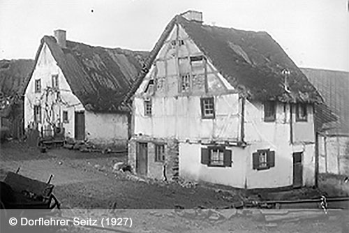 Häuser in Demerath im Jahr 1927