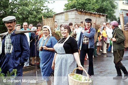 Umzug zur 950-Jahr-Feier in Demerath 1975