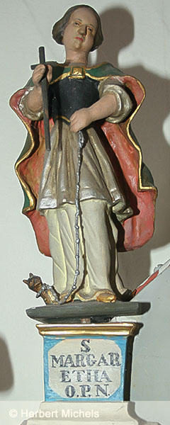 Figur der Heiligen Margaretha