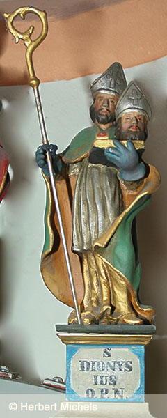 Figur des Heiligen Dionysius