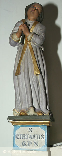 Figur des Heiligen Cyriacus