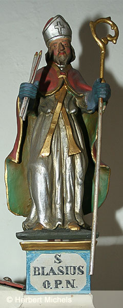Figur des Heiligen Blasius