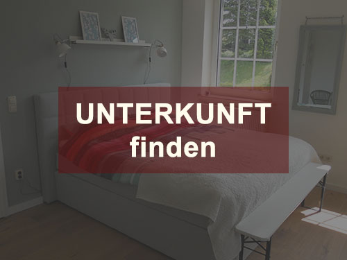 Unterkunft finden - Schlafzimmer einer Ferienwohnung